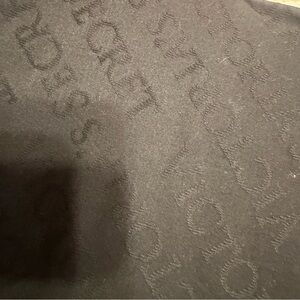 Victoria's Secret black Embossed Fabric sleep shorts